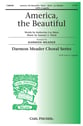 America, The Beautiful SATB choral sheet music cover